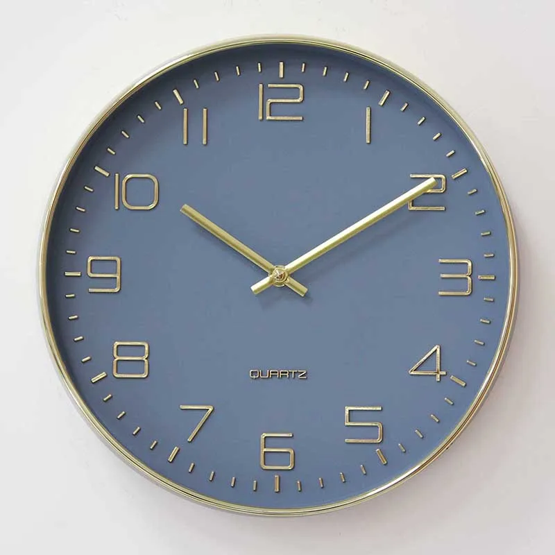 12 Inch Home Decoration Hollow Roman Numeral Wall Clock Living Room Bedroom Quartz Mirror Round Glass Clock