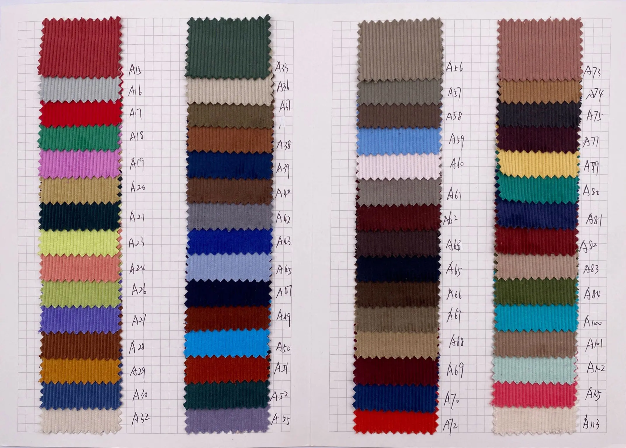 CC-0008 Chinese Factory  Good quality Heavy dyeing material wholesale 100% Cotton corduroy fabric