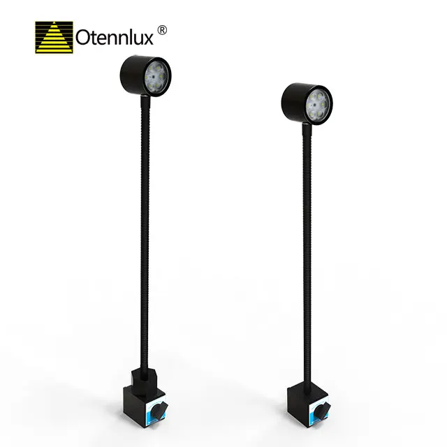 Magnetic base flexible-head LED cob work light 500mm 100-277V AC 3W gooseneck led magnetic work light for cnc machine