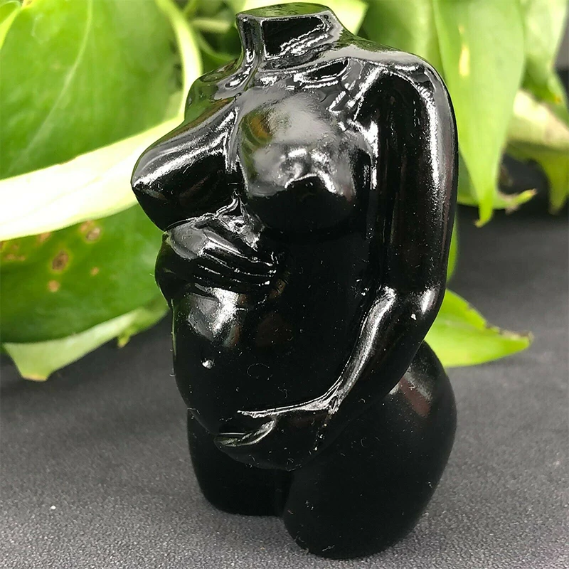 Wholesale Natural Quartz Crafts Women Model Crystal  Nude Model Women Body Torso Statue