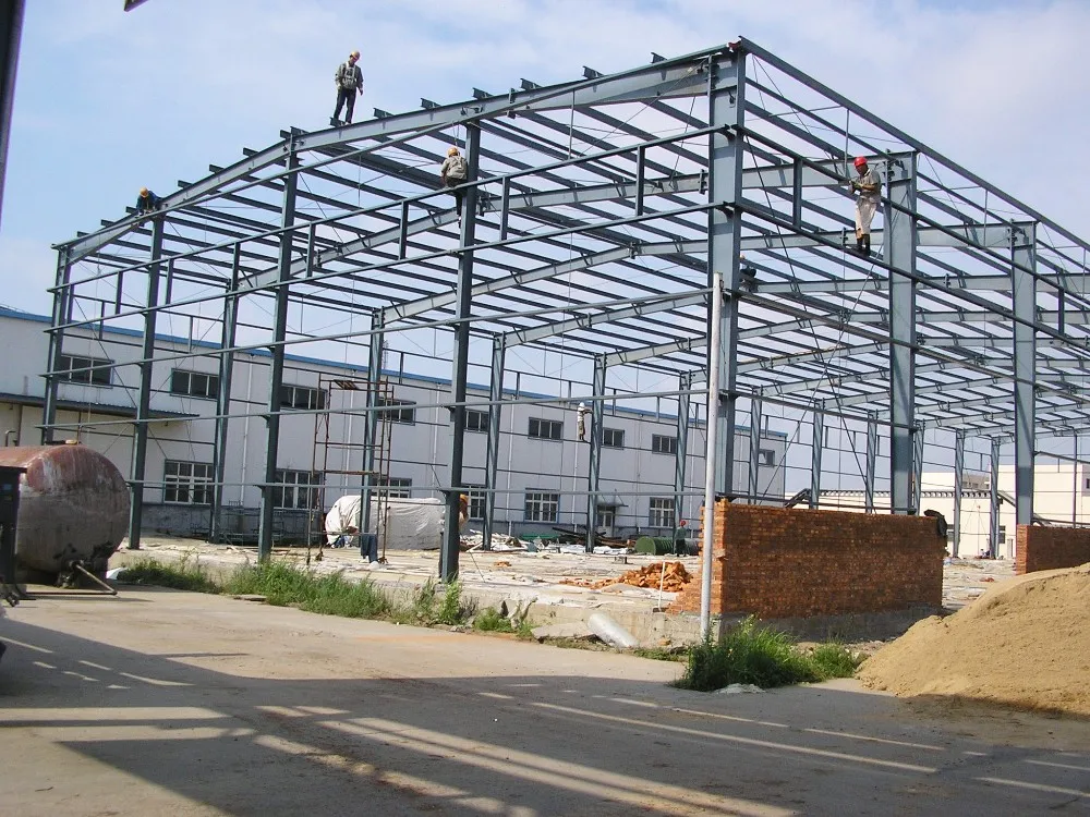 Steel Structure Warehouse Steel Frame Construction Prefabricated Warehouse Metal Building Structure