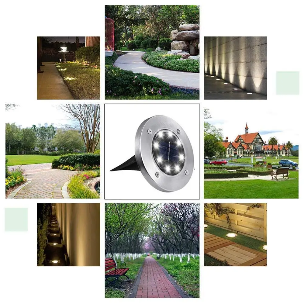 best selling product 2019  Solar Power Marker LED Outdoor Road Driveway Pathway Dock Path Ground Step Light