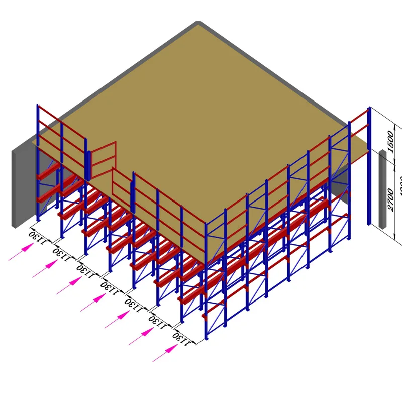 Pallet Palletrtificated Rack Mezzanine Systemplatform Mezzanine Steel Structure Floor Drawing Cad