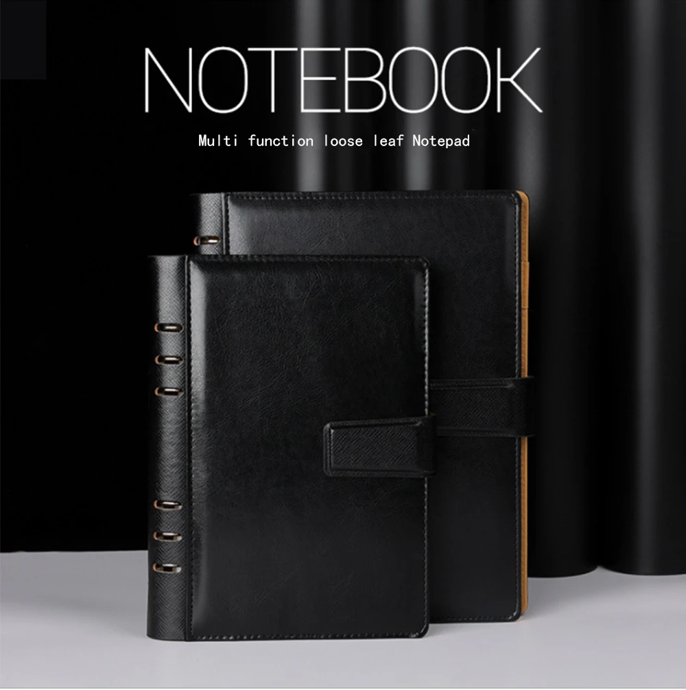 Spot Wholesale Business Simple Notebook B5 Loose Leaf Customized A5 Removable Replacement Core Notebook