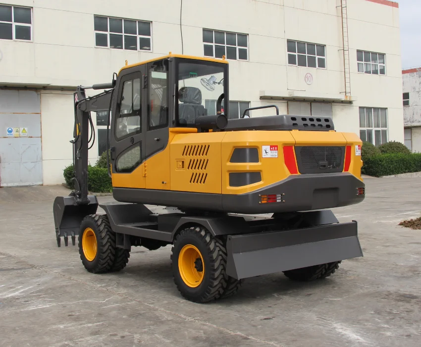 fast delivery low price 6 ton wheel digger machine excav