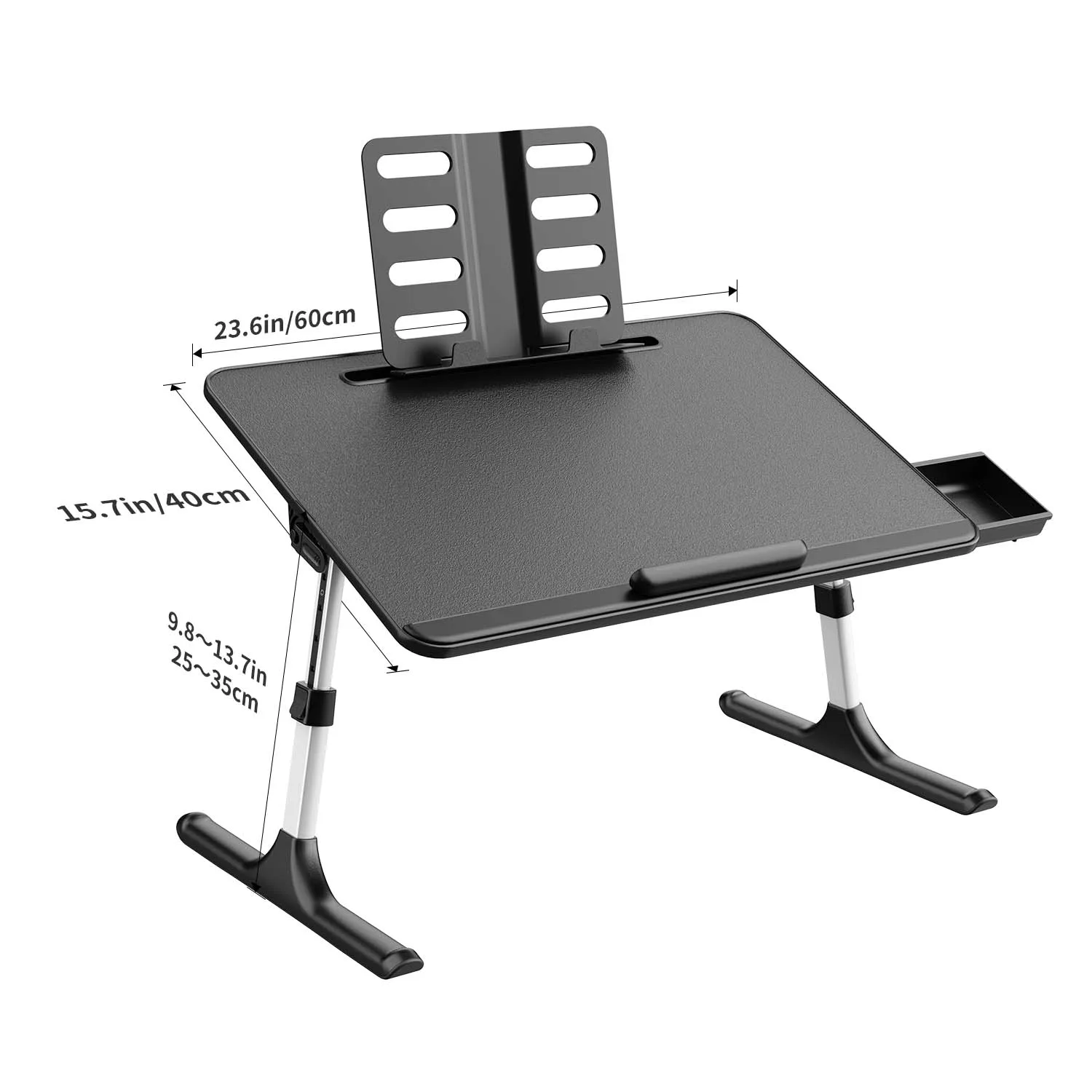 Laptop Desk Foldable Bed Table With LED light Folding Breakfast Tray Portable Lap Standing Desk Notebook Stand