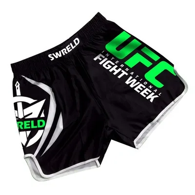 Best Selling Mma Kickboxing Bjj Sublimation Jiujitsu Boxer Professional Boxing Mens Muay Thigh Fight Shorts