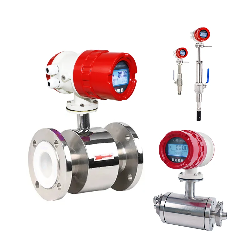 The hot-selling electromagnetic flowmeter is used for various conductive liquids magnetic flow meter