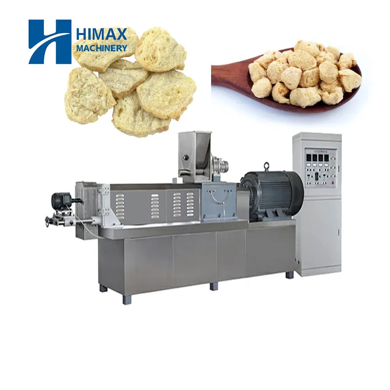 High performance soya chunk making machine textured protein processing equipment soya vegetarian meat production line