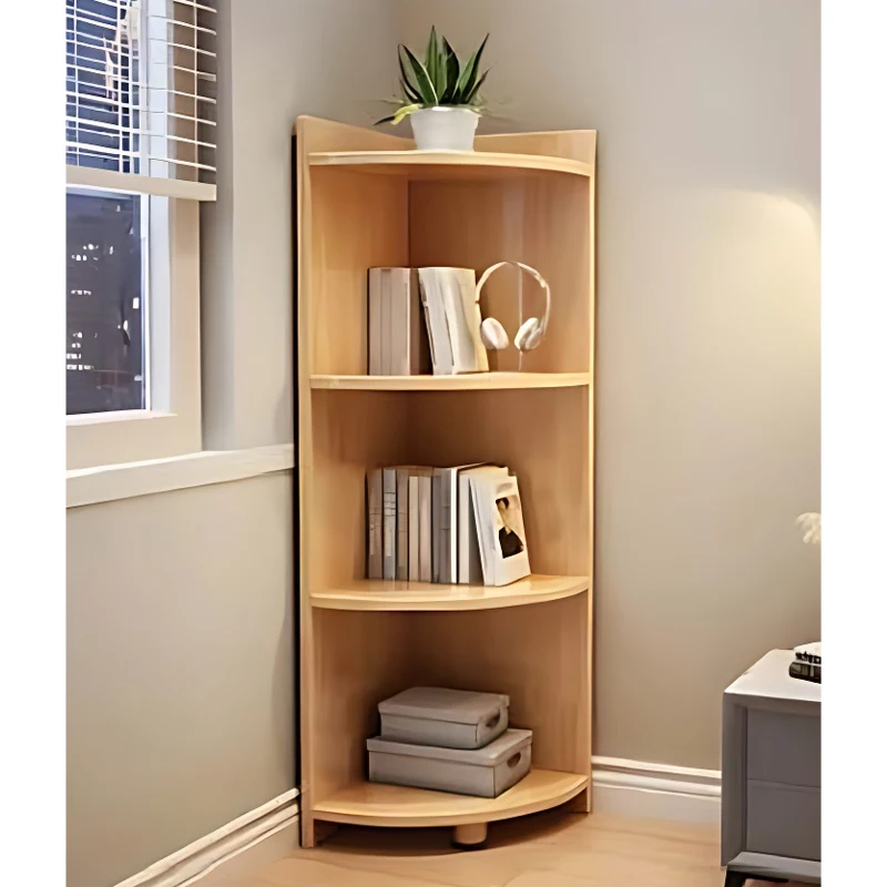 Audrey Modern Style Book Shelf Living Room Furniture Wooden Book Shelf with Drawers