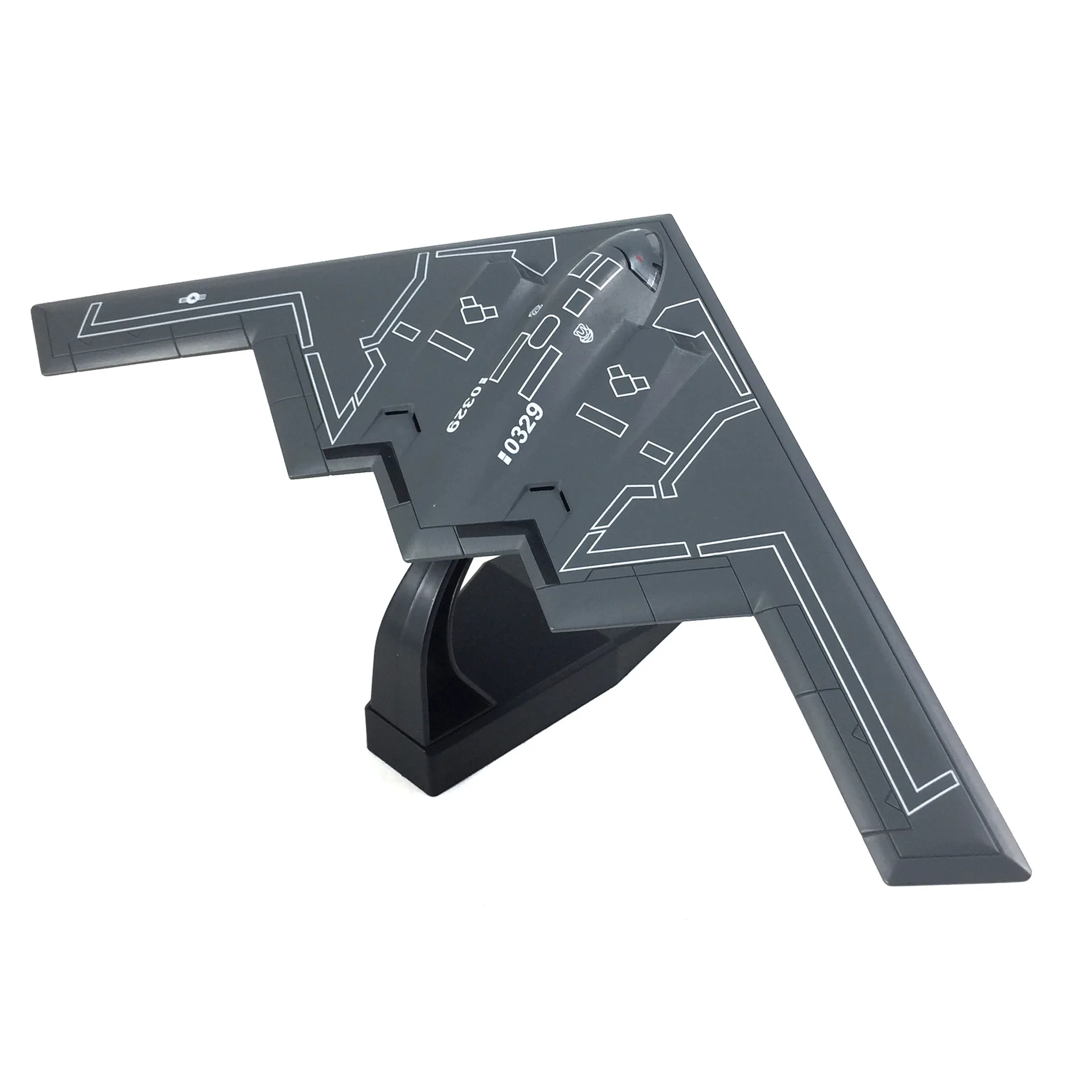 1/200 Scale US B2 B-2 1066 Spirit Stealth and Strategic Bomber Diecast Metal Airplane Plane Aircraft Model Toy