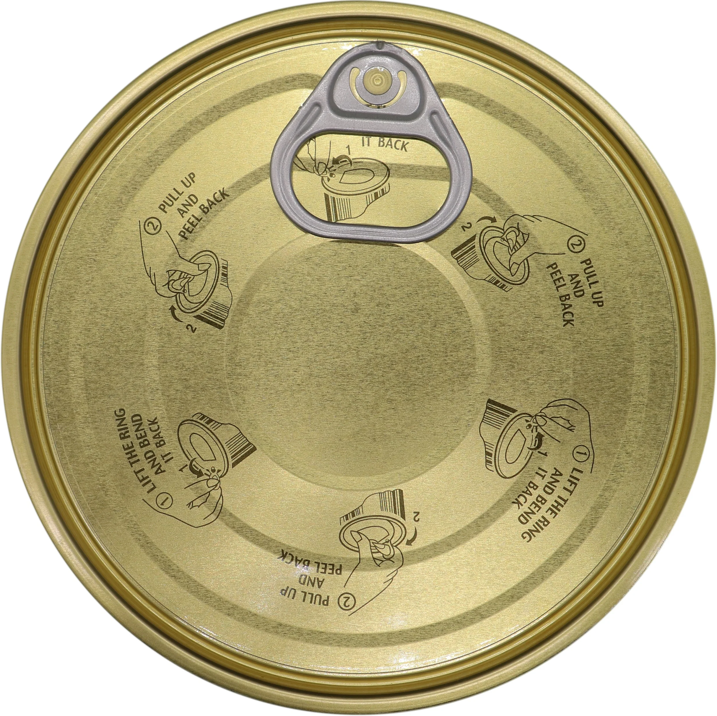 Оловянная крышка eoe с легким открытием