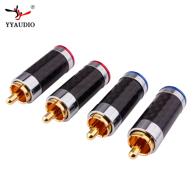 Оптовая продажа HIFI аудио и видео разъем RCA YYAUDIO сделай сам латунь чистая медь