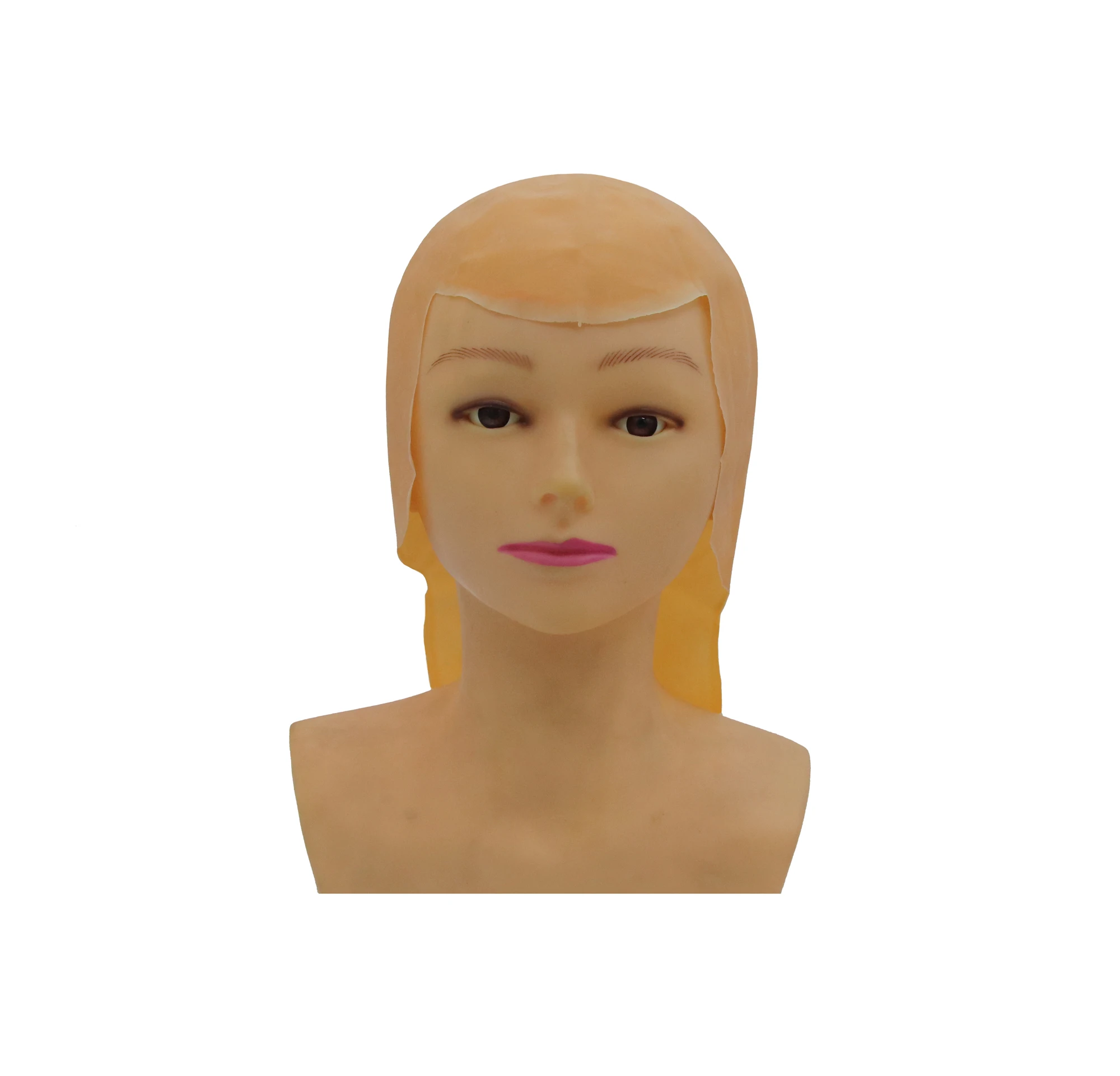 
Molezu OEM Men/Women Adults Fancy Dress Latex Bald Hood Halloween Funny Uncle Fester Cosplay Bald Head Cap for Makeup Party 