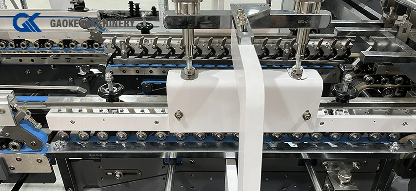 High Speed Paper Food Cake Pizza 4 6 Corners Box Lid Cup Holder Folder Gluer/ Folding Gluing Pasting Forming Making Machine