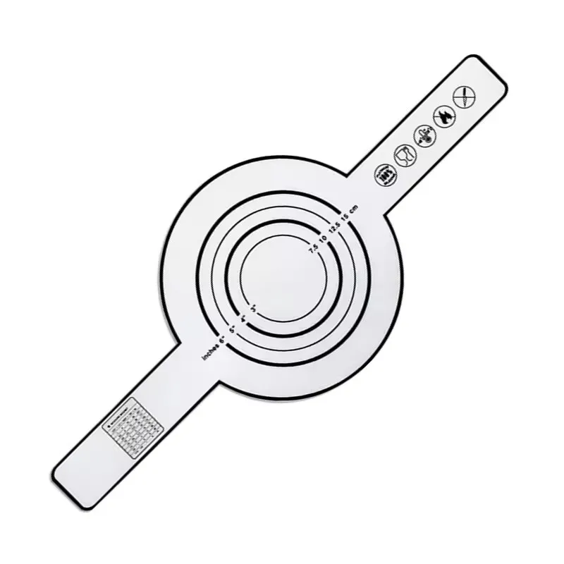 0.7mm Creative DIY oil-proof non-stick platinum silicone baking mat long handle silicone kneading mat