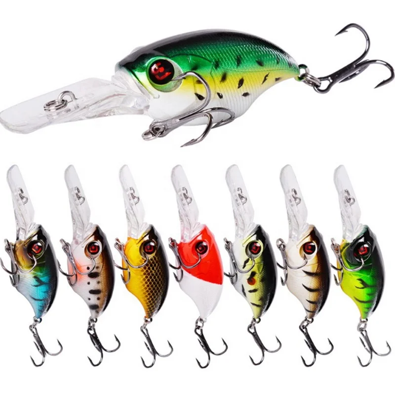 Amazon 78mm 11.6g Wholesale Factory Make Fishing Plastic Fish Bait Japanese Style Hard Crankbait Lures