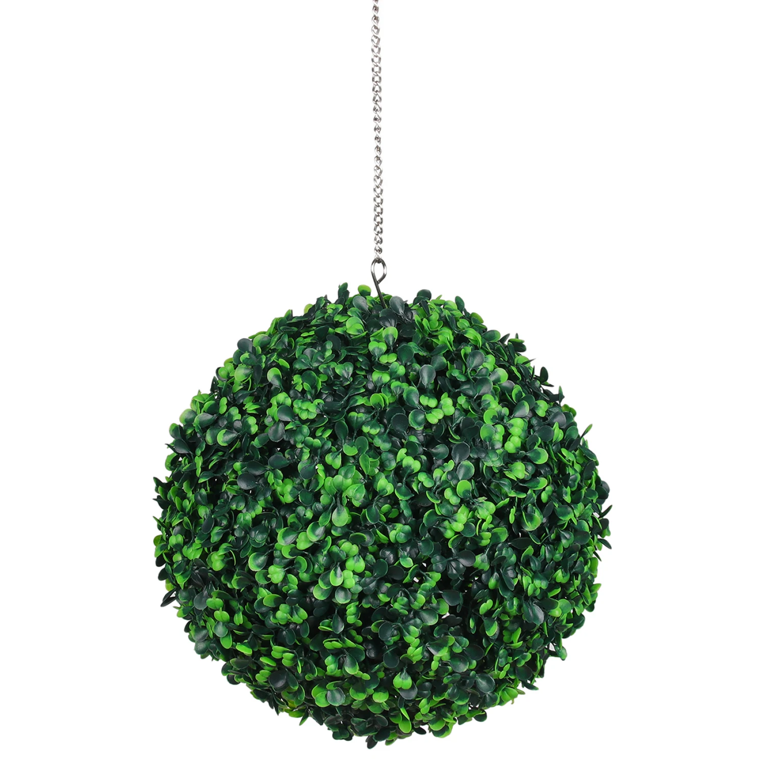 Topiary high quality plastic hanging artificial grass ball decorative boxwood weeding flower ball