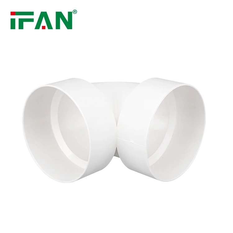 IFAN High Quality PVC Drainage Fittings 5 Inch UPVC Pvc Fittings ASTM2665 PVC Glue Connection Elbow Upvc Pipe And Fittings