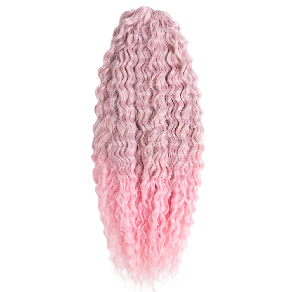 Anna Manasi Jessica Katrine Loose Deep Wave Hair Bundles Synthetic Curly Wave Twist Crochet Hair Synthetic Hair Extensions