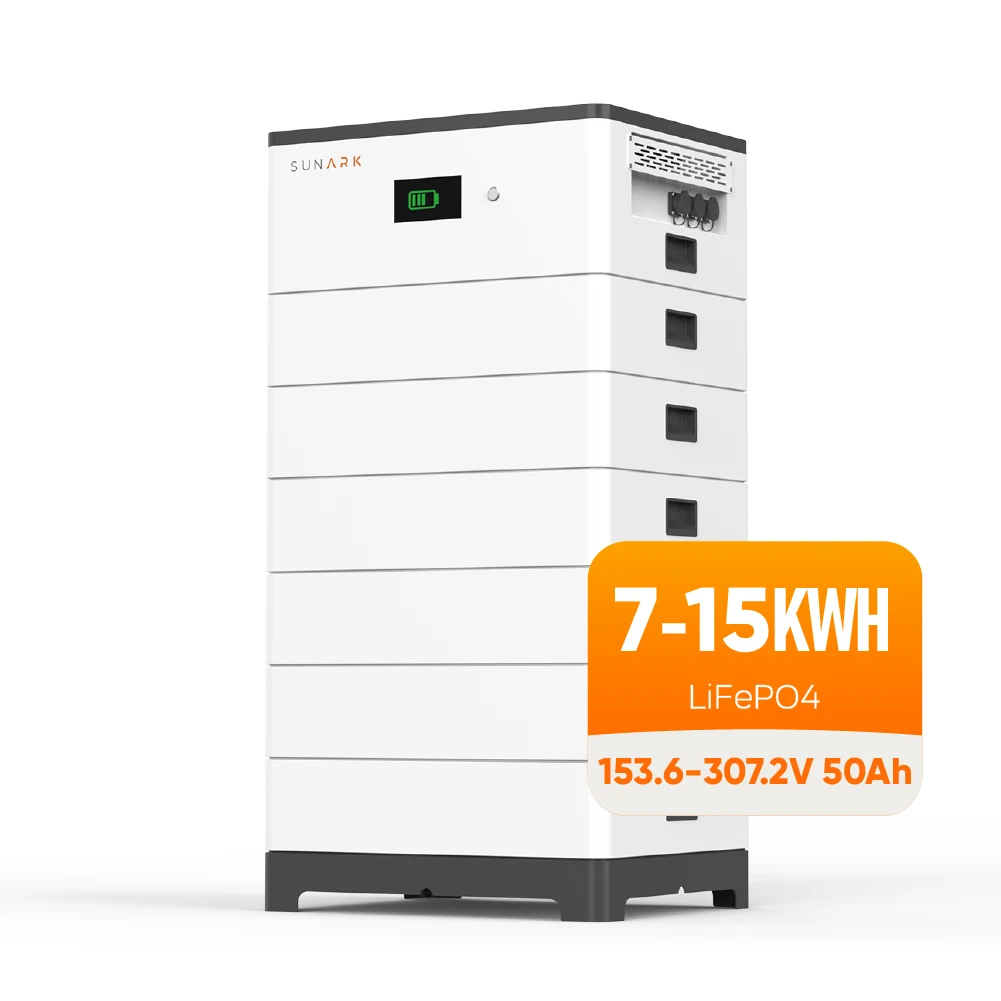 SunArk литиево-ионный аккумулятор для хранения солнечной энергии 8 кВтч 10 штабелируемые батареи Lifepo4
