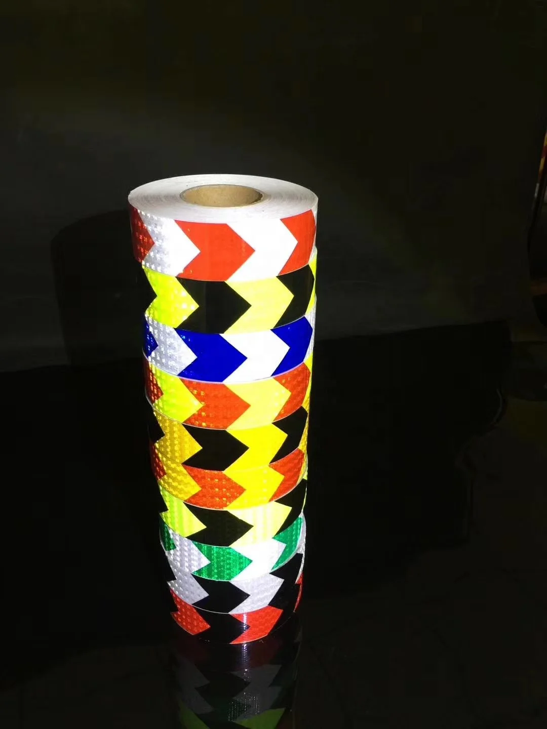 PVC floor marking tape for warning of hazardous areas PVC Reflective Road Marking Tape