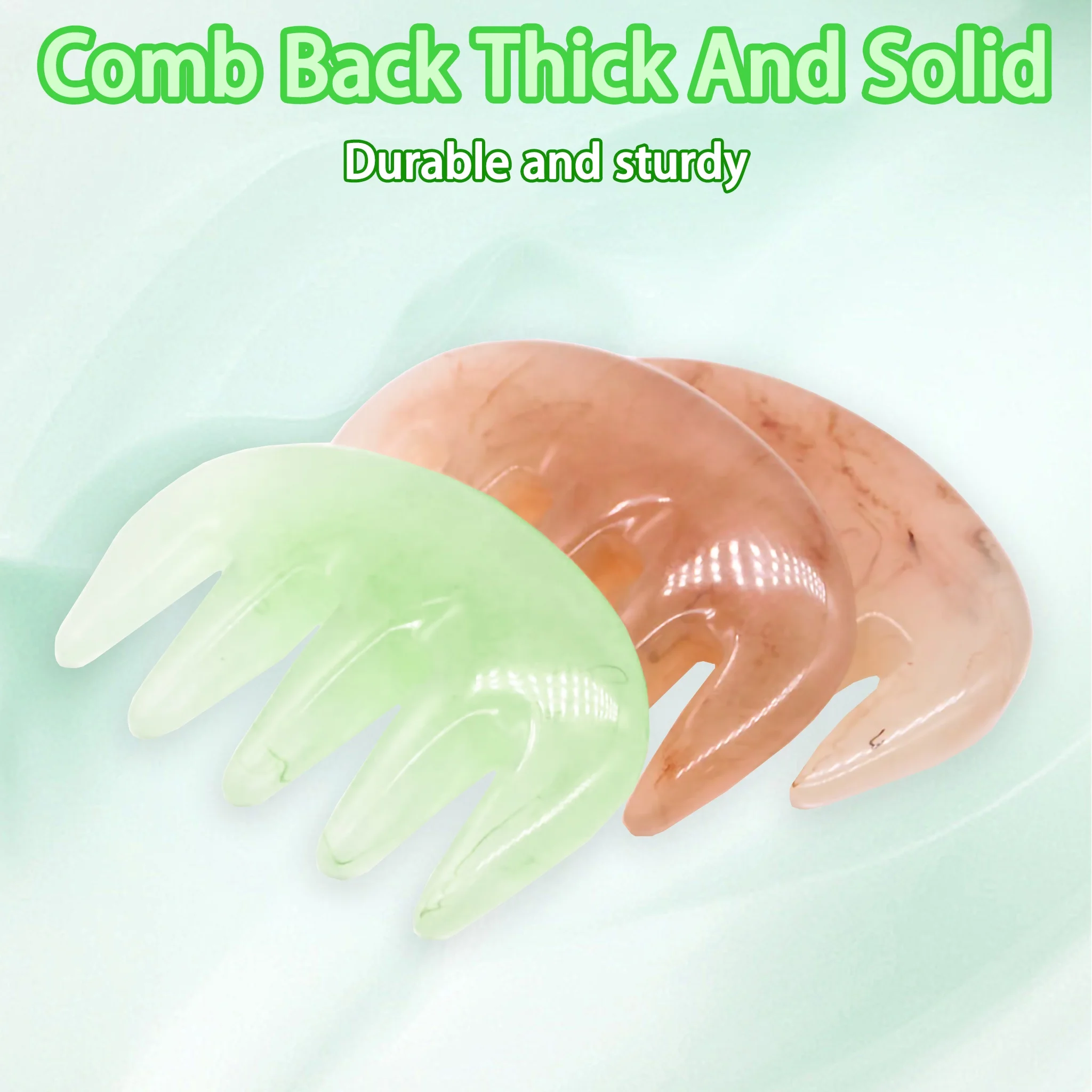 Chinese Traditional Trigger Point Therapy Guasha Scraping Massage Comb Wide Tooth Hair Comb Head Massage Scraping Comb