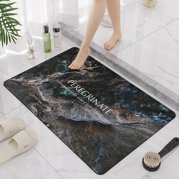 Factory Direct Sales luxury High Quality household items Absorbs water strongly non slip mat plain door mat non slip play mat