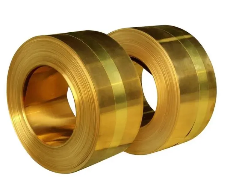 0.5mm 5mm 20mm Thickness Rolled Brass Strip Coil Corrosion Resistant Power Inductor Copper Coil