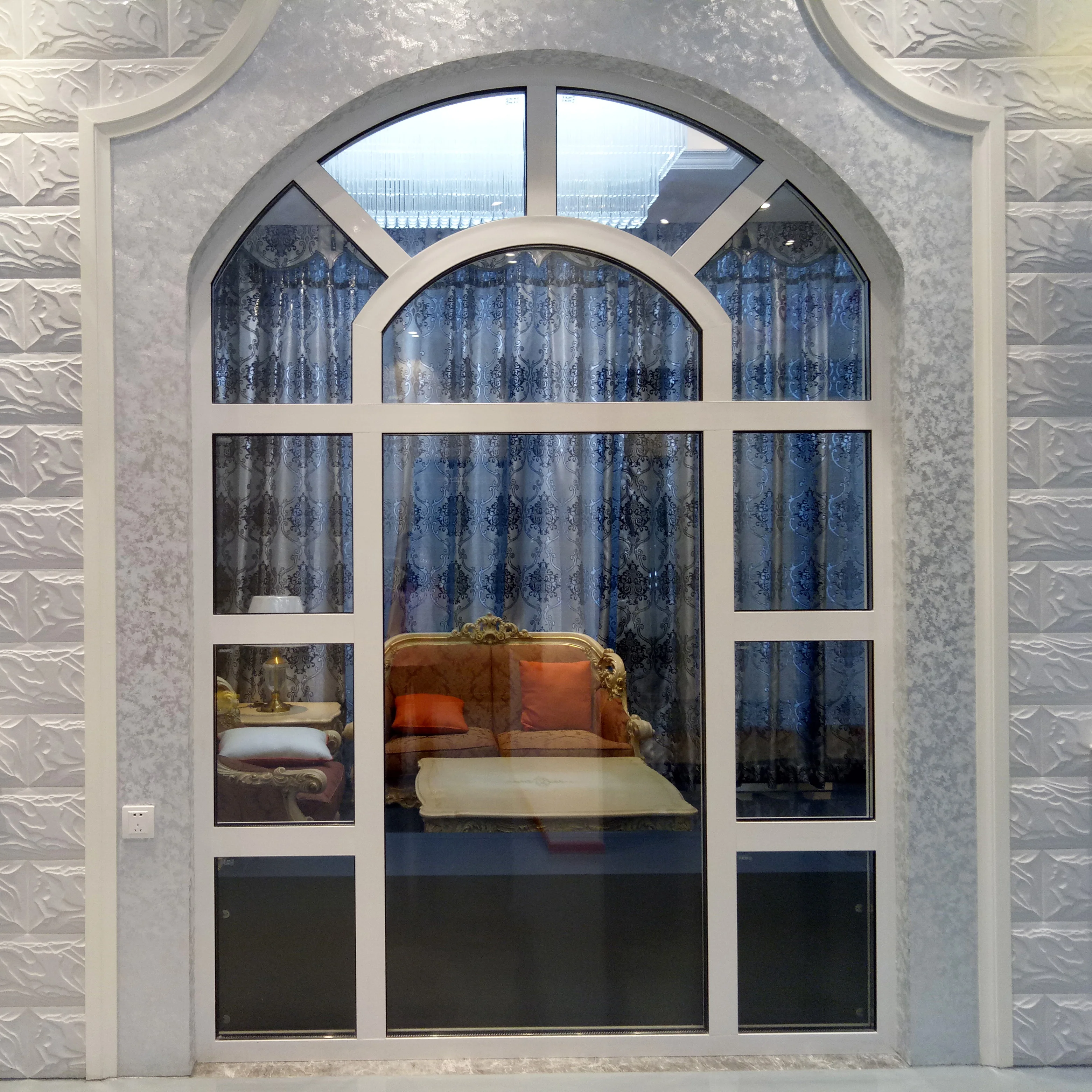 European standard thermal break double glazed aluminium casement window thermal break window aluminum profiles