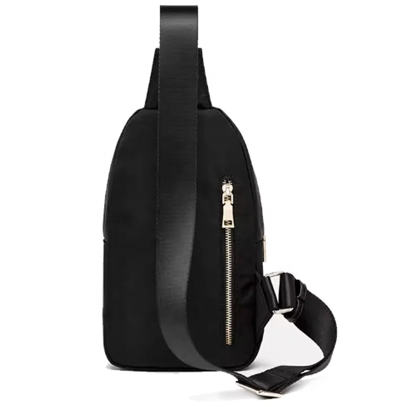 One Strap Small Black Sling Bag Crossbody Backpack Shoulder Bag for Men Women Hiking Walking Biking Travel Cycling