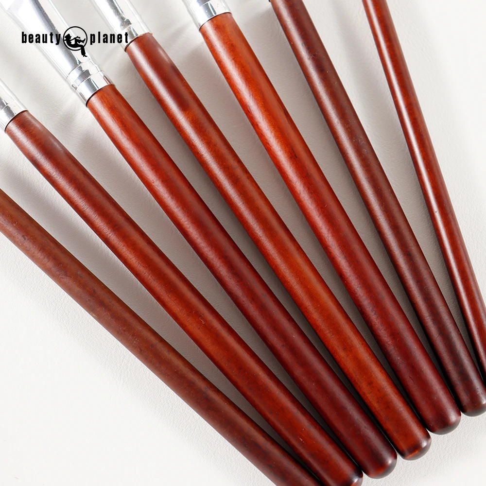 Beauty Planet Wholesale Horse Hair Makeup Brush For Eye Shadow Blending Wooden Professional Makeup Brushes Eye Private Label