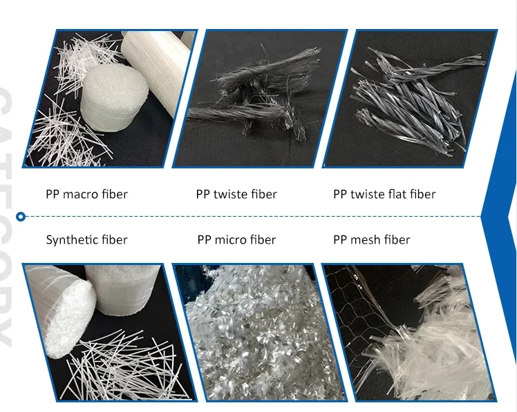 Sika fibermesh 38mm PP twist fiber for pavement