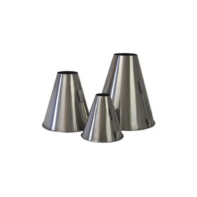 Custom sheet metal fabricated aluminum cones metal spinning stainless steel cones