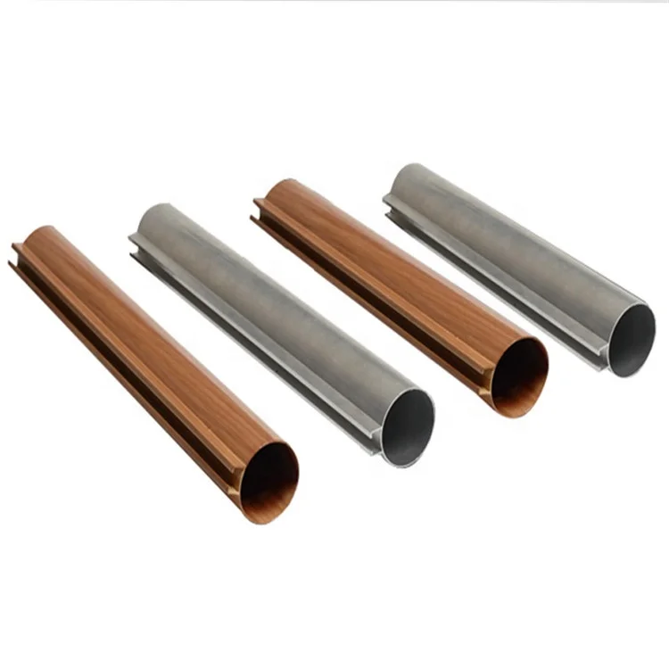 Fire Prevention Heat Insulation Moisture-Proof New Design Aluminium Baffle Round Pipe Ceiling