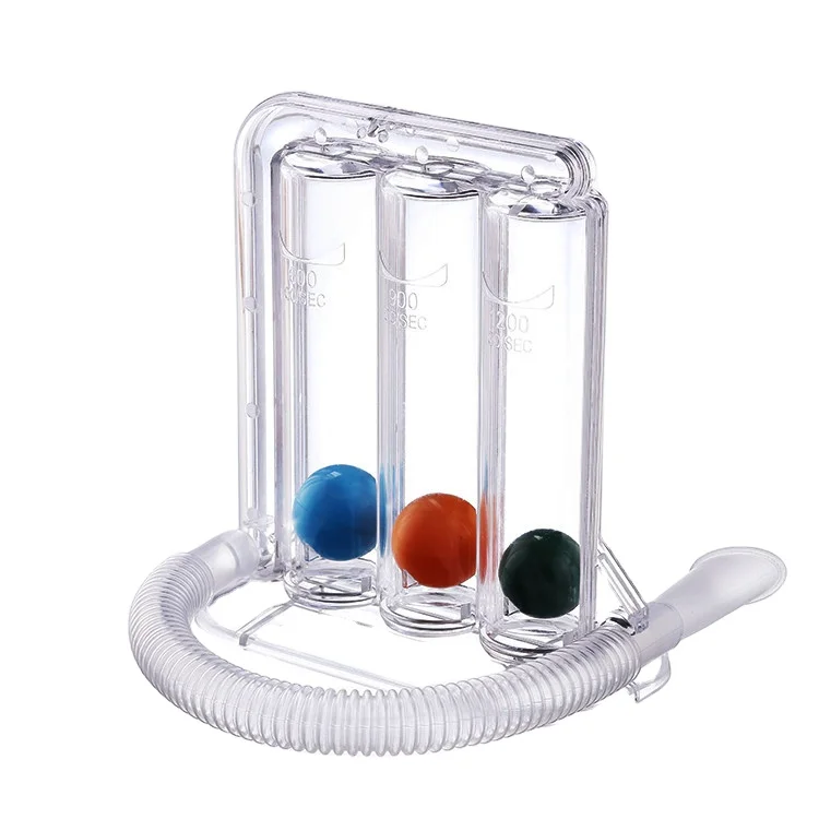 
Factory direct medical three-ball deep breathing stimulation spirometer is cheap 