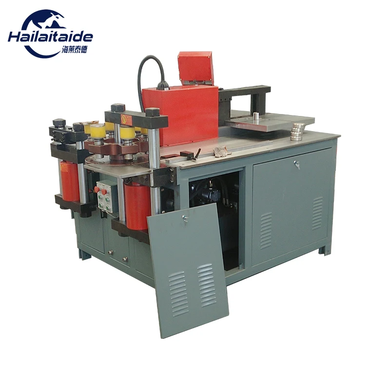 Muli-function three-in-one copper bender bending cutting and punching busbar machine