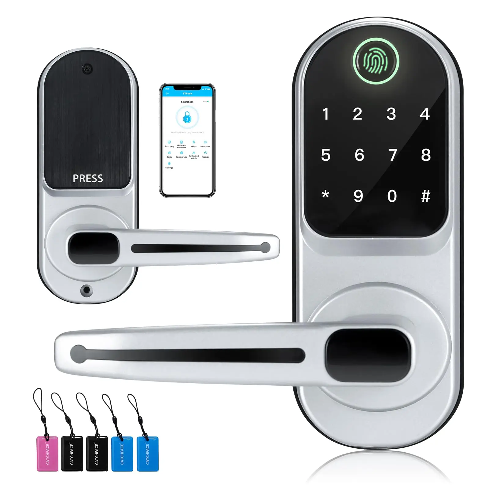TEDITON Cerraduras Electronica digital door locks electronic lock hotel ttlock march locker smart lock