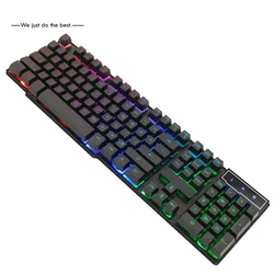 Imice AK-600 104 Keys Computer Colorful Backlight Gaming Keyboard