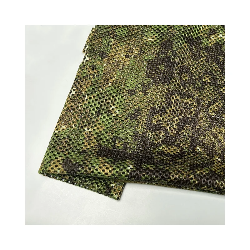 Mesh 230gsm pencott greenzone camouflage fabric Outdoor gear material tactical polyester fabric camouflage mesh fabric