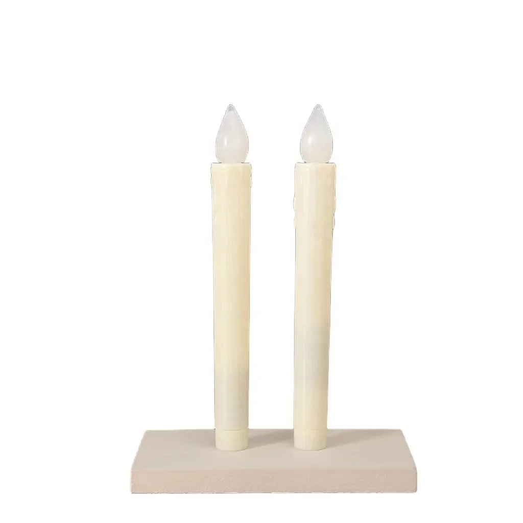 Wholesale Wedding Electric Flickering Flameless AA Battery Operated Decorative Led Candle for Acrylic Candelabra Centerpiece