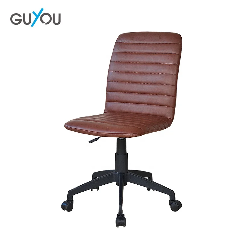 Factory Adjustable small cheap PU leather Swivel Office Chair