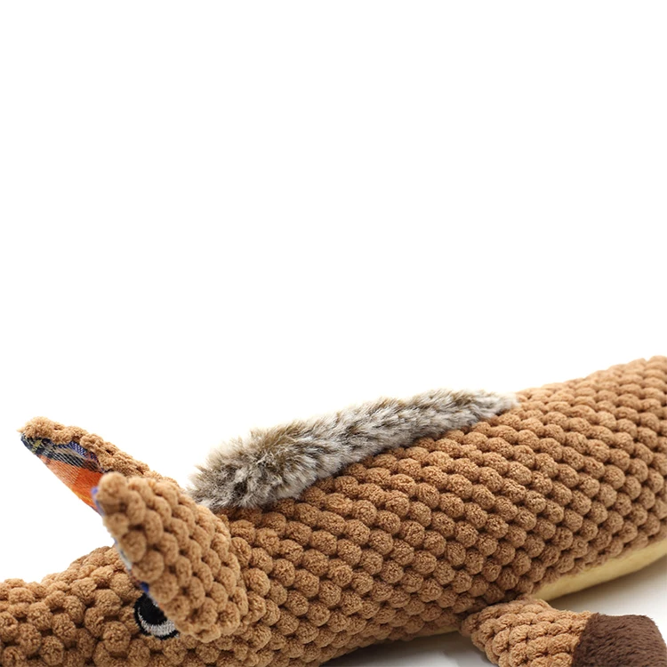 
Dog products wholesale corn kernels curve brown horse dog squeaky chew toys interactive puzzle game dog toys 