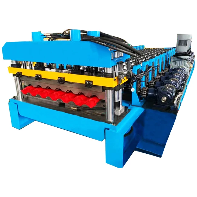 Glazed Tile Machine,Galvanized Color Steel Roll Forming Metal glazed  Metal Roof manufacture  Machine