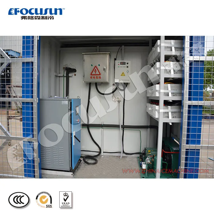 Hot-sale FOCUSUN new solar powered containerized cold room for vegetables fruits or fish