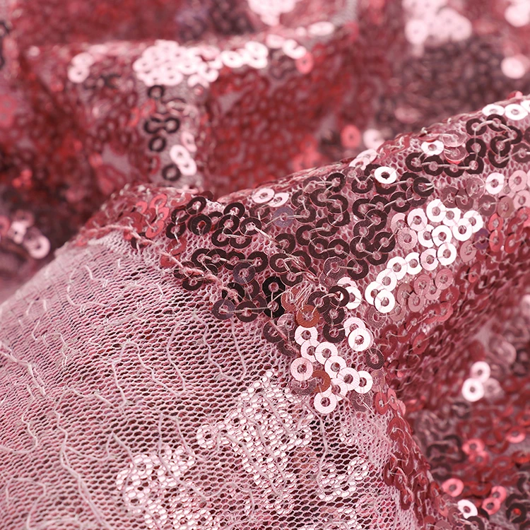 Tejido De Lentejuelas De 3 mm Tejido De Vestido Bordado Sparkling Shimmering Fabric 3mm Sequin Fabric Embroidery Dress Fabric