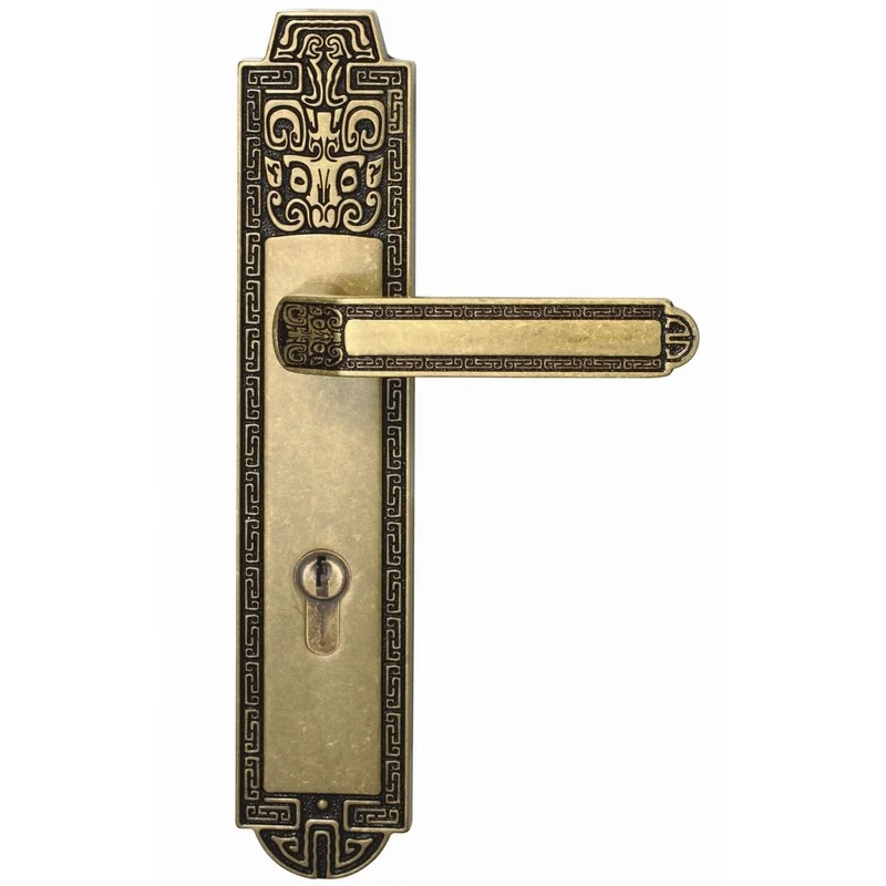 85 European Standard Antique Style Brass Copper Door Locks Mortise Lock for Entrance Door