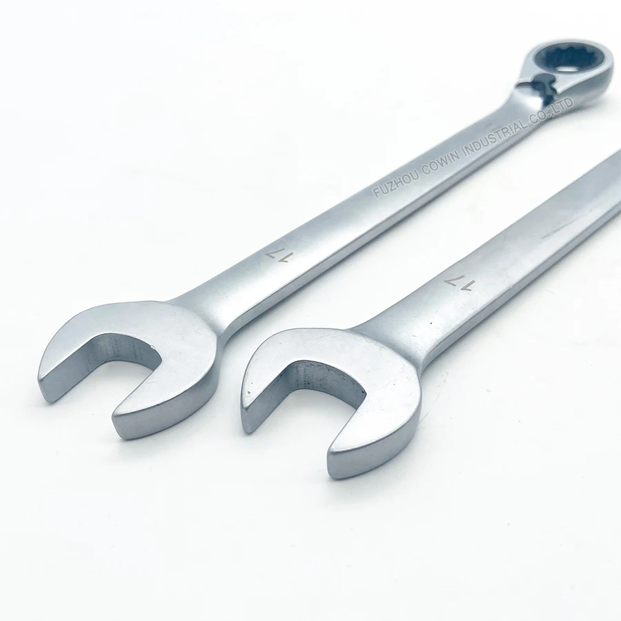 Factory direct supply 8-19MM Reversible gear wrench ratchet combination spanner