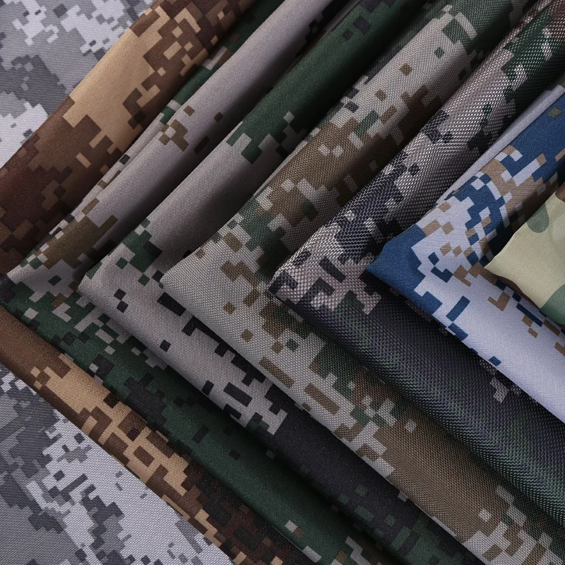 stock lot  oxford printed fabric waterproof for outdoor tent bags and shoes