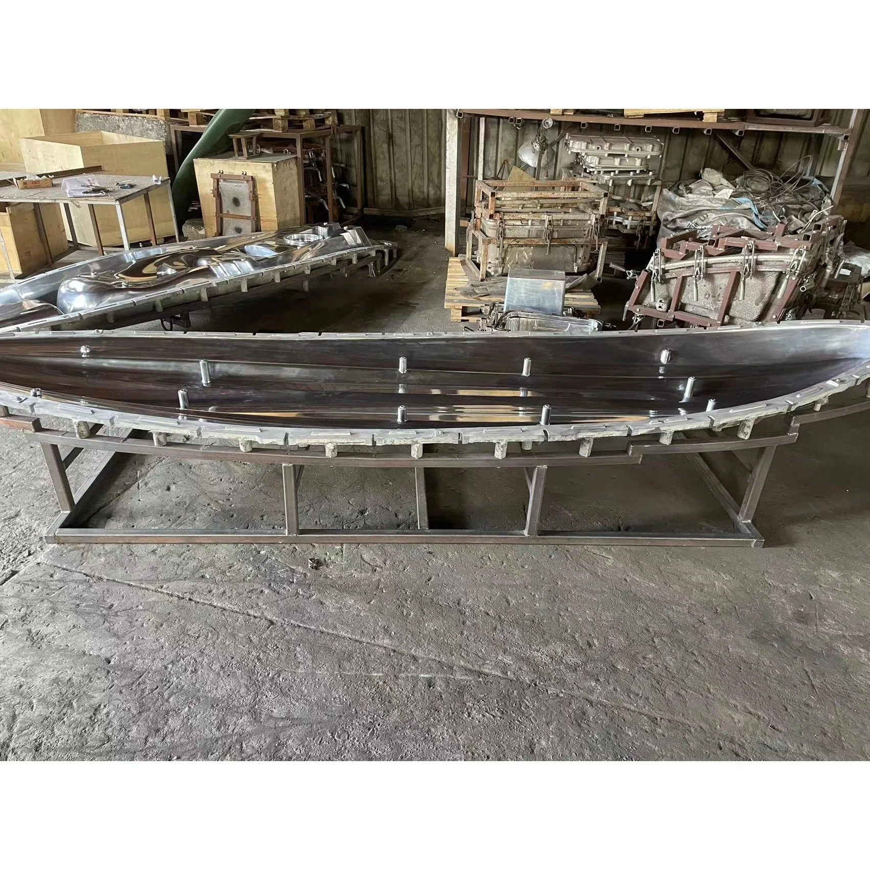 plastic kayak mold made from cast aluminum rotomold mould One Seat Sit In Plastic Kayak Mold rotomoulding moulds